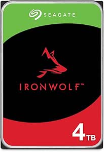 Imagem HD Interno Seagate IronWolf 4TB ST4000VN006 SATA 6Gb/s 5400RPM 256MB Cache CMR