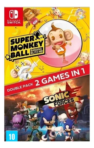 Imagem Sonic Forces + Super Monkey Ball: Banana Blitz HD - Nintendo Switch