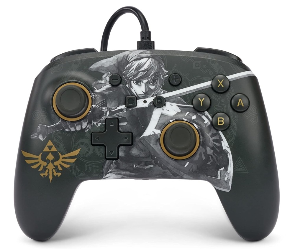 Imagem Controle com fio PowerA para Nintendo Switch - Zelda Battle-Ready Link