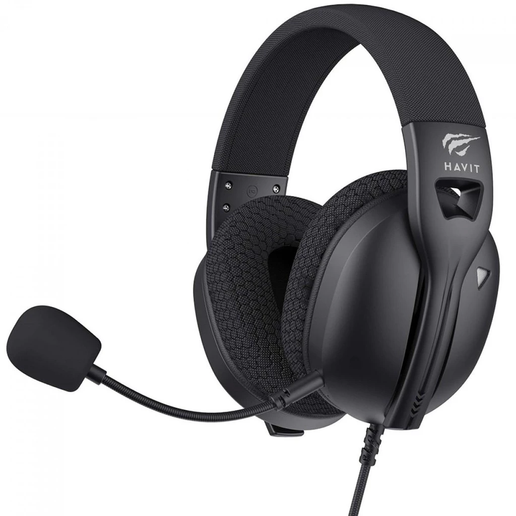 Imagem Headset Gamer Havit Fuxi-H5d Black, 3.5mm, Drivers de 50mm