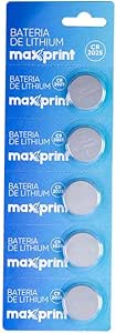 Imagem Bateria de Lithium Maxprint 3V - CR2025 - c/5 unidades