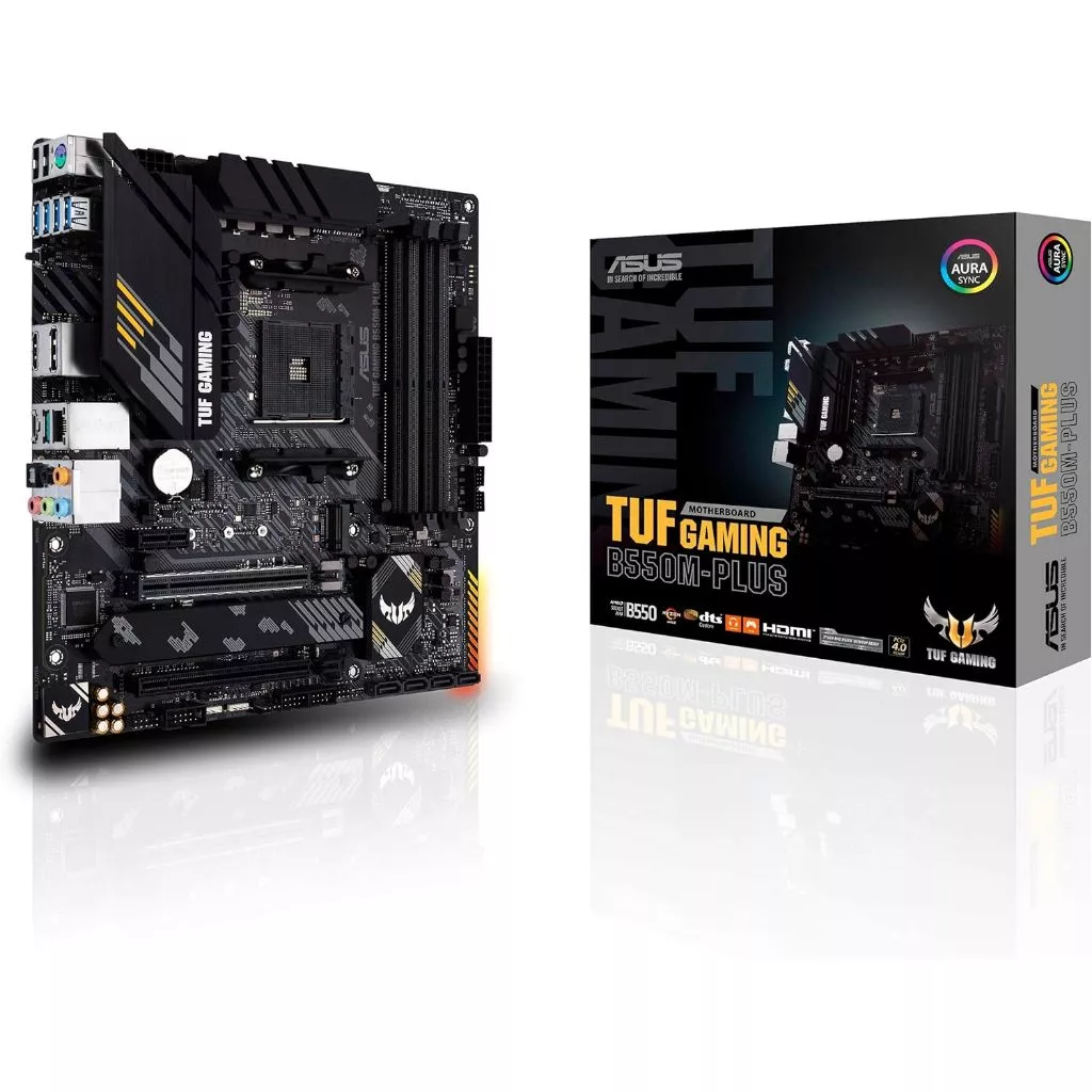 Imagem Placa-mãe Asus P/amd Am4 B550m-plus Tuf Gaming 4xddr4 Matx