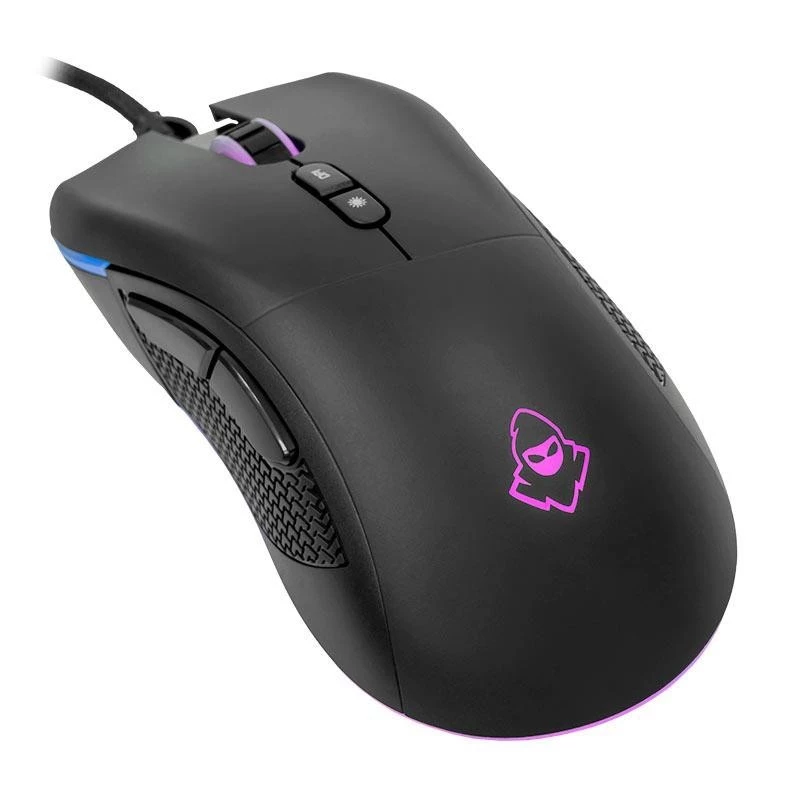 Imagem Mouse Gamer Mancer Lead 2, RGB, 12400DPI, 7 Botoes, Preto