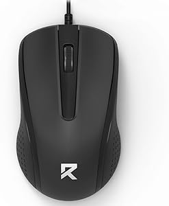 Imagem Mouse Redragon BM-4049 Office 1200 DPI com Fio 1,5m, 3 Botões, Ambidestro – Preto