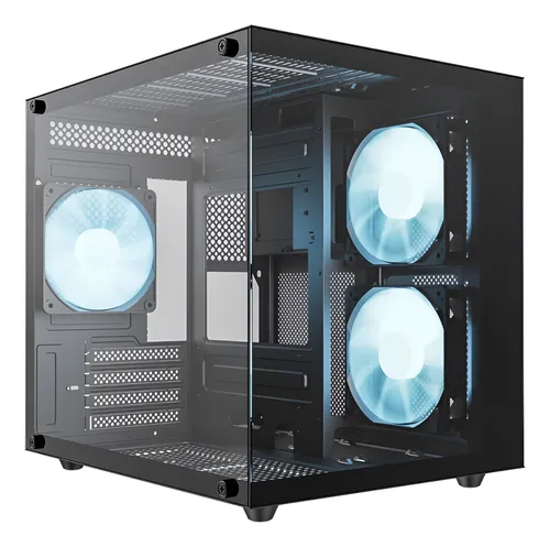 Imagem Gabinete Gamer Pure Power Aqua Mid Tower – Sem Fan, Preto