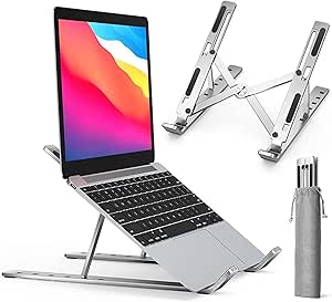 Imagem Suporte para Notebook em Alumínio Ajustável  10-17"