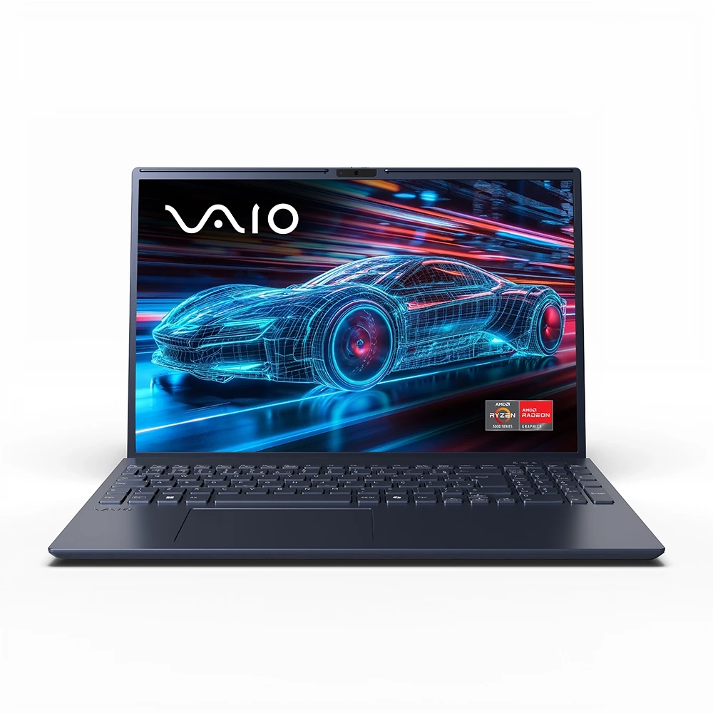 Imagem Notebook VAIO FE16 AMD® Ryzen 7-5825U Linux 8GB RAM 512GB SSD 16" IPS WUXGA Antirreflexo - Cinza