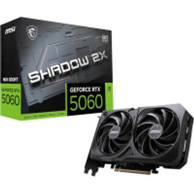 Imagem Placa de Video MSI RTX 5060 Shadow 2X OC 8GB GDDR7-912-V537-037