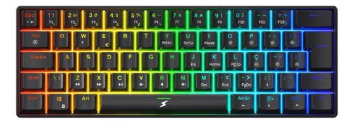 Imagem Teclado Mecânico Gamer Superframe Player RGB
