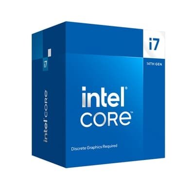 Imagem Processador Intel Core i7-14700F, até 5,40 GHz, Cache 33MB,-Núcleos 20, Threads 28 - BX8071514700F
