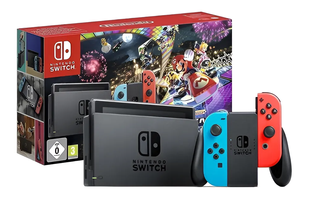Imagem Console Nintendo Switch V2 + Mario Kart 8 Deluxe + 3 Meses de Assinatura Nintendo Switch Online