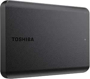 Imagem HD Externo Toshiba 1TB Canvio Basics Preto HDTB510XK3AA
