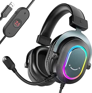 Imagem da oferta Headset Gamer FIFINE AmpliGame H6 – Preto