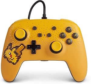 Imagem Controle com Fio PowerA para Nintendo Switch - Pixel Pikachu