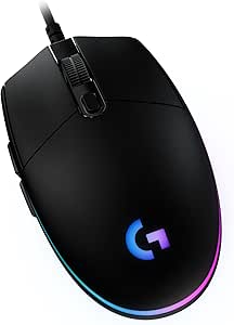 Imagem Mouse Gamer Logitech G203 LIGHTSYNC RGB 8.000 DPI 6 Botões - Preto