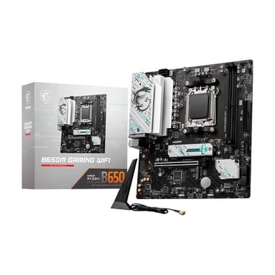 Imagem Placa Mãe MSI B650M GAMING WIFI, AMD AM5, mATX, DDR5, Wi-Fi