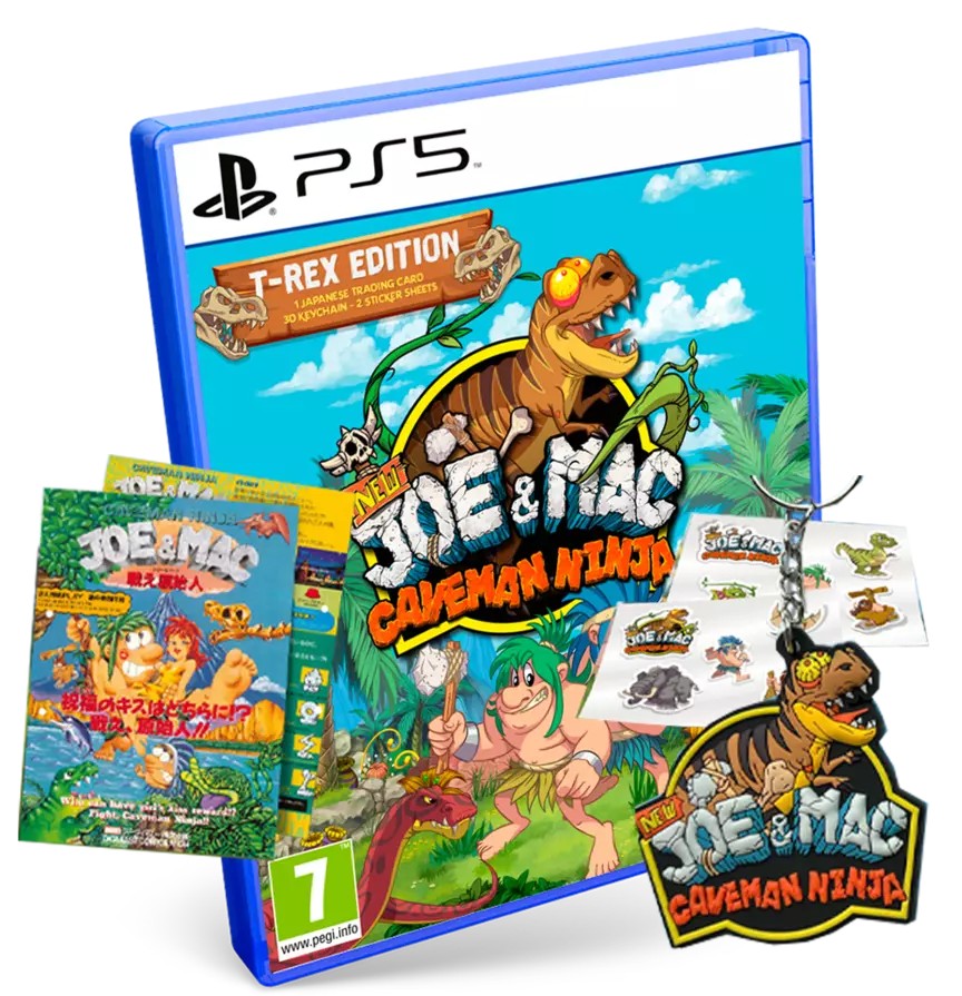 Imagem New Joe & Mac: Caveman Ninja - T-rex Edition - PS5