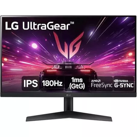 Imagem Monitor Gamer LG UltraGear 24” IPS, 180Hz, 24GS60F-B