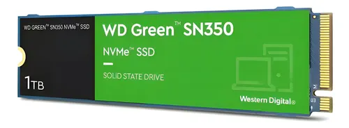 Imagem SSD Western Digital WD Green SN350 1TB - WDS100T3G0C