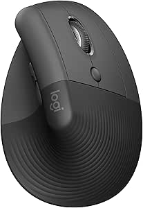 Imagem Mouse Sem Fio Logitech Lift Vertical Ergonômico Bluetooth/USB - Grafite