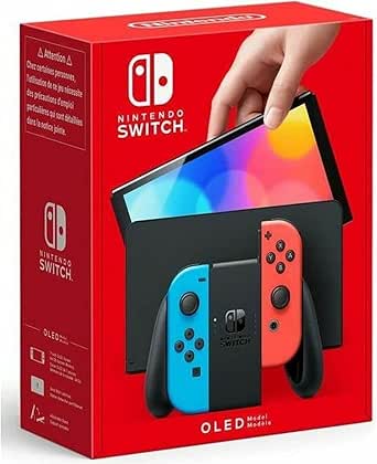 Imagem da oferta Console Nintendo Switch OLED - Azul e Vermelho Neon