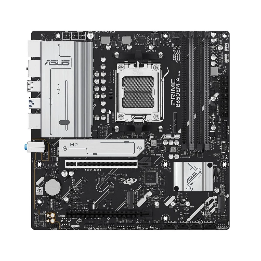 Imagem da oferta Placa Mãe Asus Prime B650EM-A, Chipset B650, AMD AM5, mATX