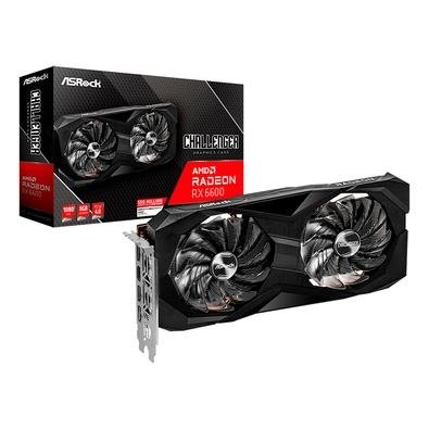 Imagem da oferta Placa de Vídeo RX 6600 8GB GDDR6 - ASRock AMD Radeon 90-GA2RZZ-00UANF
