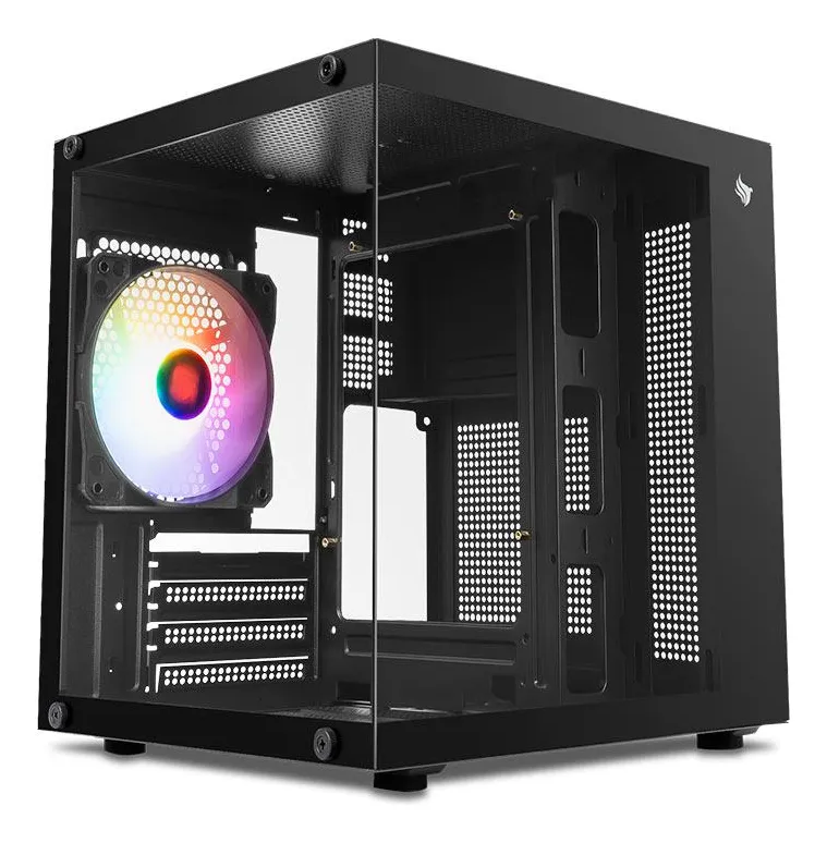 Imagem Gabinete Gamer Pichau Atom Mini-Tower - Lateral de Vidro