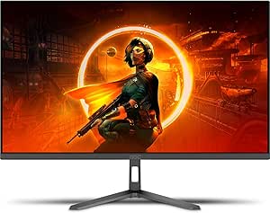 Imagem AOC, Monitor Gamer 24” 180Hz, 24G30E, 1ms, HDR, IPS