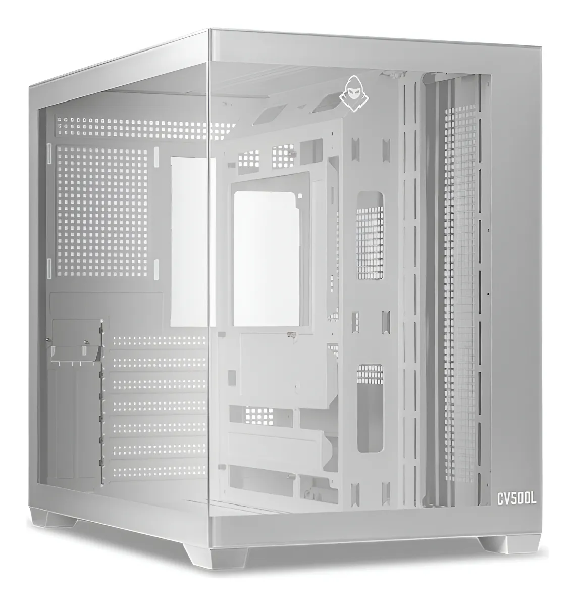 Imagem Gabinete Gamer Mancer Cv500l Mid Tower Branco