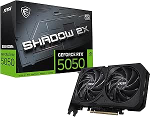 Imagem Placa de Vídeo MSI GeForce RTX 5050 8GB SHADOW 2X OC