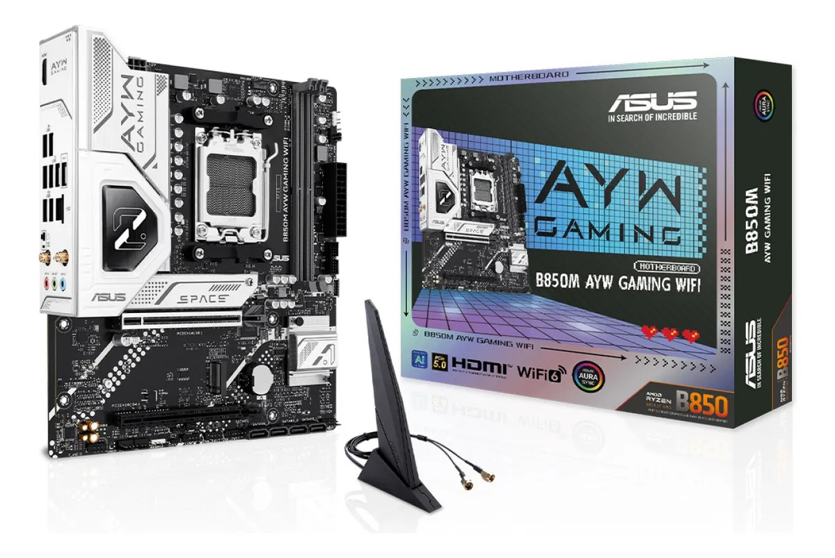 Imagem Placa Mãe Asus B850M-A AYW Wi-Fi