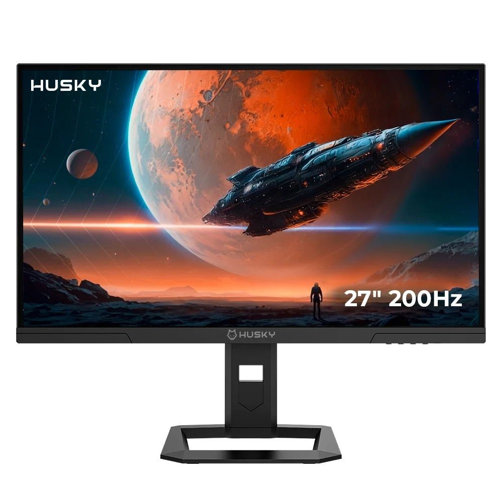 Imagem Monitor Gamer Husky Boreal 27" QHD 200Hz 1ms IPS HDR400 - HMG00827PT