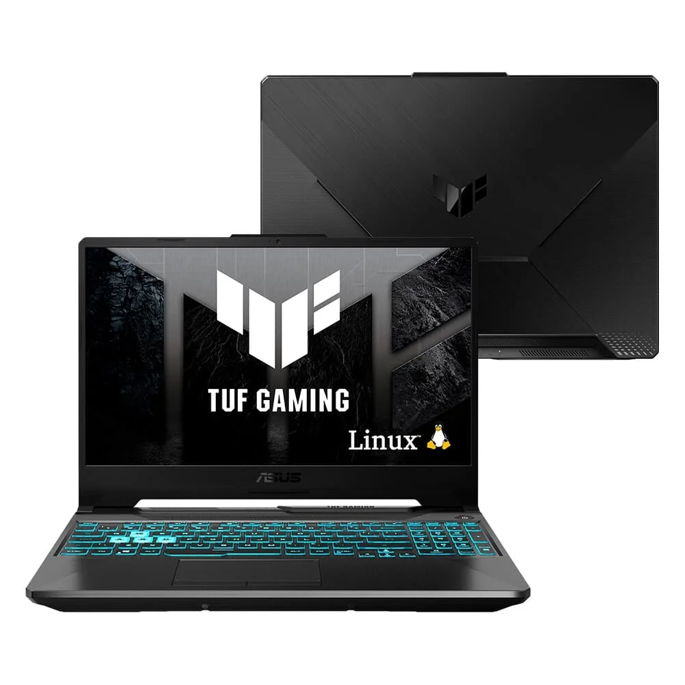 Imagem Notebook ASUS TUF Gaming A15 RTX 3050 AMD Ryzen 7 8GB 512GB SSD – FA506NCR-HN089