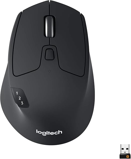 Imagem Mouse Sem Fio Logitech M720 Triathlon Bluetooth/USB Easy-Switch 1000 DPI