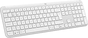 Imagem da oferta Teclado Sem Fio Logitech Signature Slim K950 Bluetooth/USB – Branco