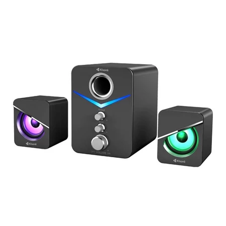 Imagem Caixa de Som Kisonli Powervibe U3100 7W USB - PWV-U3100-BL08 - Preto
