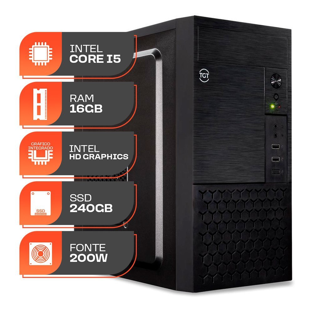 Imagem Computador Home Essential S - Intel Core i5 16GB RAM 240GB SSD