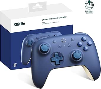 Imagem Controle Bluetooth 8BitDo Ultimate 2C para Nintendo Switch/Switch2 - Dark Blue