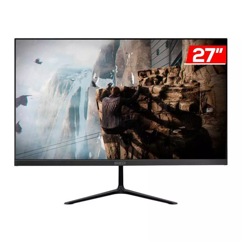 Imagem Monitor Gamer Mancer Valak VX240H 27" 2K 1ms 240Hz IPS Curvo - MCR-VX240H-BL02