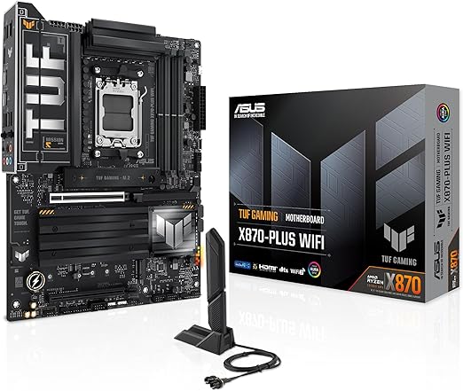 Imagem da oferta Placa-mãe ASUS TUF GAMING X870-PLUS WIFI 256GB - Preto