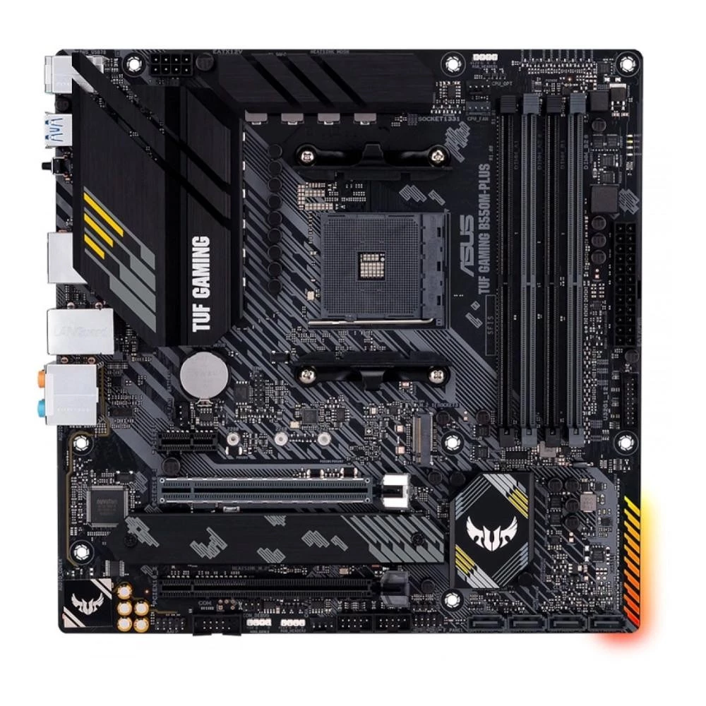 Imagem da oferta Placa-mãe Asus p/AMD AM4 B550M-Plus TUF Gaming 4xDDR4 mATX 9