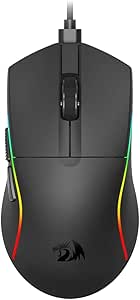Imagem da oferta Mouse Gamer Redragon Deicide RGB Preto PAW3313 1000DPI M816-RGB USB-C REMOVIVEL