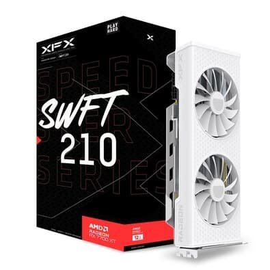 Imagem da oferta Placa de Vídeo XFX RX 7700XT SPEEDSTER SWFT210 Gaming AMD Radeon, 12GB, GDDR6, 2544MHz, 192bits, RDNA, - RX-77TSWFTWP
