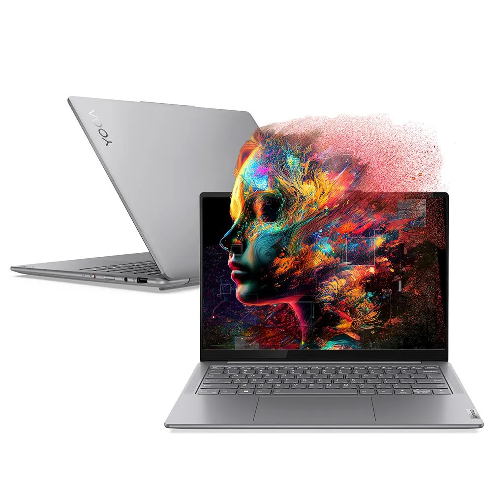 Imagem da oferta Notebook Lenovo Yoga Slim 7i Intel Core Ultra 5, 16GB, 512GB SSD, Tela de 14" OLED, Windows 11 -  83GM0003BR