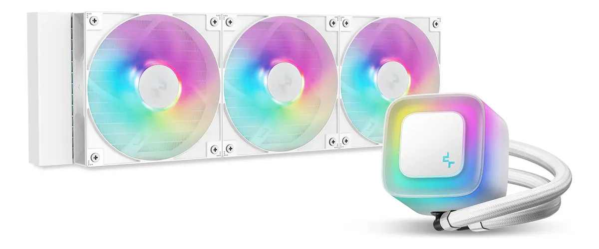 Imagem da oferta Water Cooler Deepcool Le360 V2 Anti-leak Argb 360mm Argb - Branco