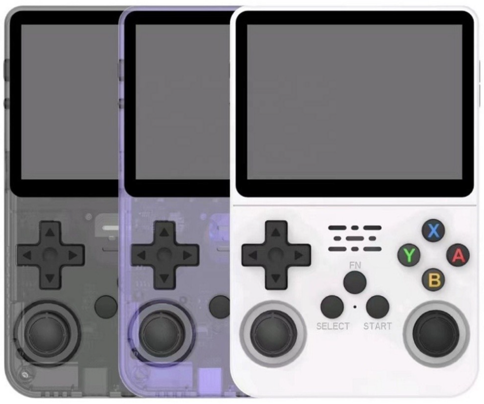 Imagem Console Portátil R36S + de 15.000 Jogos 64GB Tela IPS 3.5" 