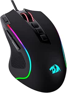 Imagem Mouse Gamer Redragon Predator RGB M612-RGB, Preto