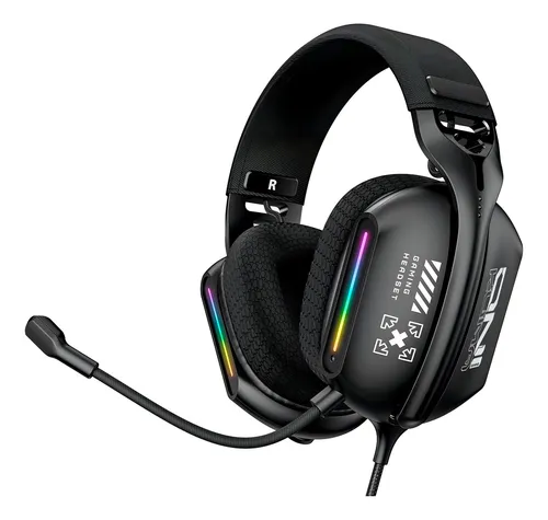 Imagem da oferta Headset Gamer Profissional Onikuma X12 RGB - Preto
