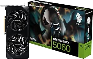 Imagem Placa de Vídeo Gainward RTX 5060 Ghost 8GB GDDR7 128bit - NE75060019P1-GB2063B